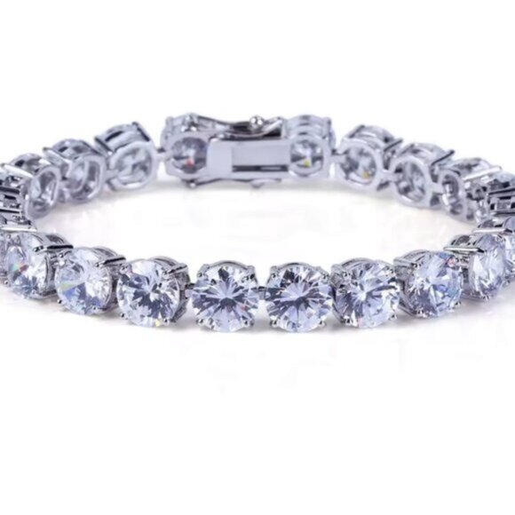 48ct Tennis Bracelet - Picture 2 of 9